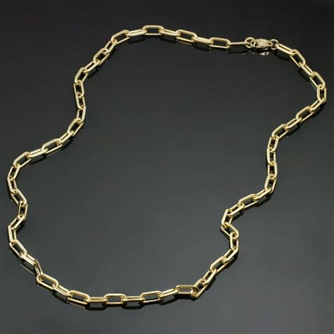 cartier men's gold chain necklace.